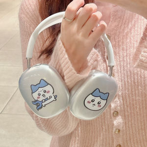 Original Cartoon Gigi Kawaii AirpodsMax Headset Protective Case Transparent Luxury Soft Shell Earphone Cover Full Protection