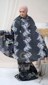 Free Tas Mukena Dewasa Mini Traveling 2in1 Motif Katun Premium