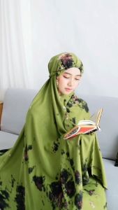 mukena bali dewasa bahan katun rayon