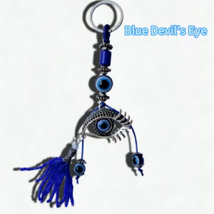 Creative Devils Eye KeyChain Backpack Car Pendant Key Holder Phone Charm Keyrings Home decor Gift