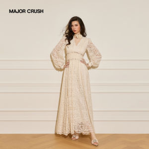 White French Style Long Dress