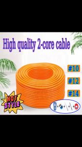 2 Cores Wear Resistant Tensile Cable #10 #12 #14 Resistant Household Electric Wire Vehicle Charging Cord