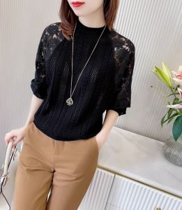 Stylish Lace French Design Sweater Top