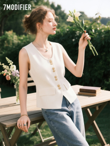 7.Modifier | Áo Dạ Elegent Đa Năng Mùa Hè Không Tay Có Khuy
