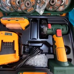 JADEVER รุ่น JDLAP571 เครื่องเจียรแบตเตอรี่ไร้สาย 20V พร้อมแบตเตอรี่ แท่นชาร์จ เครื่องมือช่าง รับประกันศูนย์