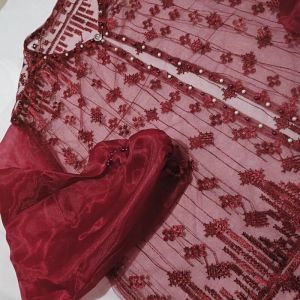 CS Outer Tile Brokat mix Organza Full Payet// Outer Brukat Kondangan Wisudaan