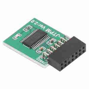 MSI TPM 2.0 Module TPM 2.0 Module Strong Encryption 14 Pin LPC Interface TPM Module Board for Win11 Green
