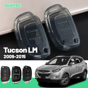 Clear TPU Car Key Case For Hyundai Tucson LM 2009-2015 Key Fob Cover Protector Shell Auto Accessories 2010 2011 2012 2013 2014