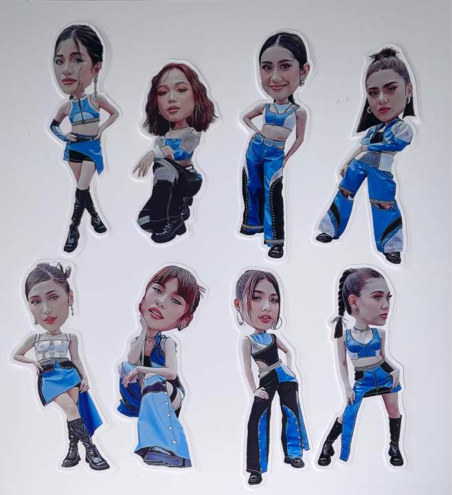 BINI CARICATURE STICKER SET | Lazada PH