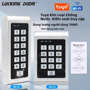 Bàn Phím Kiểm Soát Truy Cập Độc Lập 125Khz Tương Thích Với Ứng Dụng Tuya Đầu Ra Wiegand Bàn Phím Có Đèn Nền Bằng Kim Loại Chống Nước Với Công Suất 10000 Người Dùng