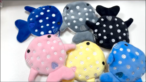 Shark Coin Wallet Shark Blue Small Whales Coin Purse High Capacity Shark Coin Pouch-1CP COD