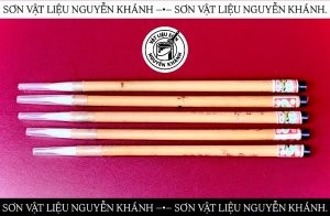 Cọ Lông Trắng Cán Gỗ Đầu Nhỏ – Cọ Quét Sơn Quét Keo Vẽ Chi Tiết Dặm Sơn Mini Tiện Dụng