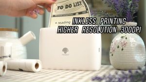 Phomemo M04S Portable Thermal Label PrinterWireless Bluetooth Photo PrinterHD 304dpi Print ResolutionGreat For PictureA6 WaybillStickerPrint pod