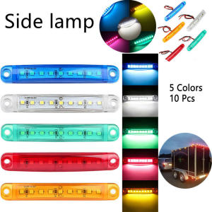 10PCS/Set Of Truck Bus Vehicle LED Side Light Mark Trailer Sign Waterproof Signal Bulb 24V