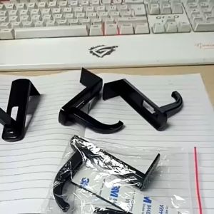 4PCS Headset Hanger Wall Hanger Gaming Headphone Hook Mount Clamp With 3M sticker For Internet Bar Office