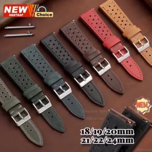 18/19/20/21/22/24mm Vintage Strap Men Women Universal wristband Breathable Bracelet Sport Wristbelt for Seiko Bracelet for Rolex