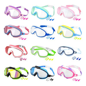 【New Arrival】 Youth Swimming Goggles with Soft Silicone Frame and Anti-Fog Coating for Kids Boys Girls UV Protection Clear Lens