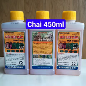 Thuốc đặc trừ cỏ Siêu Diệt Mầm chai 450ml Đặc trừ cỏ mầm trên cạn
