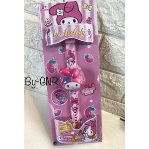 JAM TANGAN ANAK TK/SD MY MELODY LAMPU MUSIK DIGITAL