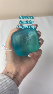 👍SG Glitter NeeDoh Nice Cube Squishy Fidget Toy Nice Ice Baby Sensory Stress Relief Squeeze Gift for Kids Adult Gift