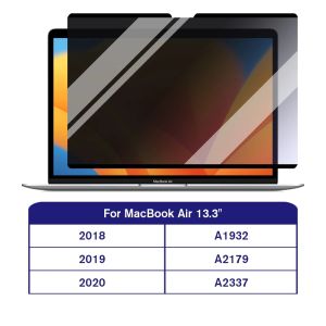 Magnetic Anti-peeping Screen Protector For Macbook Air 13.6 15 M1 M2 M3 M4 Pro 14 16 2023 Anti-peek Anti-spy Film Privacy Filter