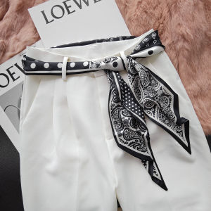 XUANXUAN | Thắt lưng khăn choàng nữ 2025 Mẫu mới Phụ kiện eo trang trí Quần Jeans Denim Váy Dải vải dài Thiết kế cao cấp