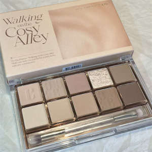 ♙Earth color yyds new color clio creme ten color eye shadow plate matte 11 oatmeal latte 09 milk tea 13 pearl❉