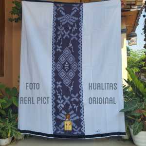 Sarung Hds Putih Polos / Sarung Samarinda / Sarung Santri / Sarung Pria Dewasa