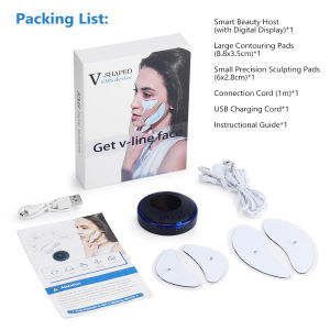 Microcurrent Face Lift Beauty Device EMS Muscle Stimulator Electrode Pads For Facial Lifting Skin Tightening Anti-Wrinkles