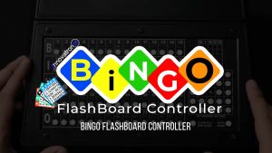 1Electronics 75 Balls – US Version - Bingo Flashboard Controller – with 8 Meters / 26 Feet HDMI Cable and DC 5V Power Supply – Use for Games with 1 Year Warranty | TV NOT Included