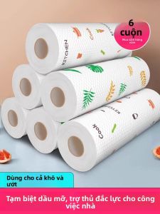 MONLEYTA | Khăn lau nhà dùng một lần cho nhà bếp Khăn lau nhà vệ sinh gia đình Dụng cụ vệ sinh nhà cửa Vật dụng nhà bếp Khăn giấy chuyên dụng