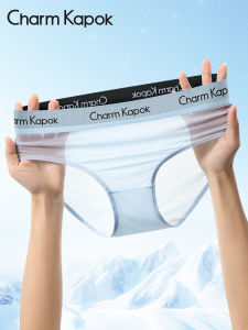 CharmKapok Ladies Ice Silk Sports Briefs 2025 New Seamless Thin Breathable Summer Underwear Triangle Panties