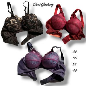 Bra Busa Tanpa Kawat Desain Brukat Renda