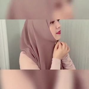 Headscarf TUDUNG Clip Scarf Ring Shawl kerongsang Pin muslim Bawal neck Brooch Pearl Hijab Satin Klip Dagu Mutiara Lady
