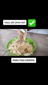 Parutan Pemotong Keripik dan Singkong Serbaguna Bahan Kayu
