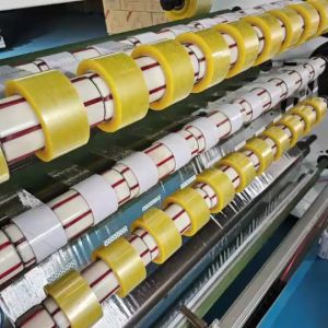 เทปกาวปิดกล่อง เทปใส เทปขุ่น ใช้งานง่าย ติดแน่น ไม่หลุด 100หลา 5ม้วน/1แถว ทนทาน