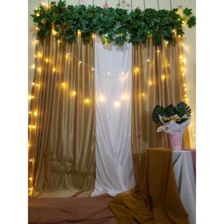 Lebar Backdrop Backdrop Kombinasi warna Tinggi 3 Meter x Lebar 2.5Meter. Kain Dekorasi ...