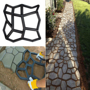 [Fast Delivery] DIY Concrete Molds Cement Mold Floor Path Maker Mold Stone Garden Floor Road Paver Pavement Mold