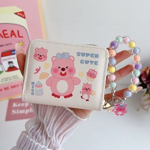Pororo | Ví Đựng Tiền Xu Dung Lượng Lớn Loopy Ví Hoạt Hình In Hình Trái Tim Nữ Tính Đa Chức Năng Chống Từ Tính Dễ Thương Ví Ngắn PU Có Giá Trị Cao Di Động Dễ Thương