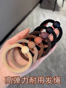 10 ชิ้นเชือกรัดผมความยืดหยุ่นสูงสำหรับผู้หญิง 2023 หางม้า สูงเชือกรัดผมยางวงประดับ ผมที่สง่างาม