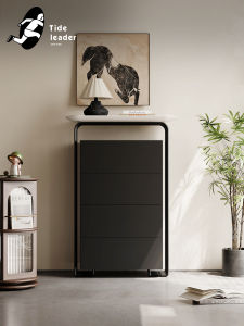 French Vintage Storage Chest Black