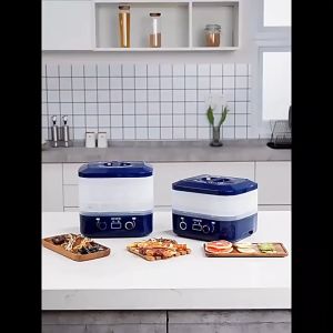 MONDIAL 5-layer Intelligent food drying machine double knob control food beef jerky fruit pet snacks dehydrator temperature adjustable control 60Hz