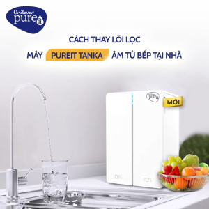 [LẮP ĐẶT 0Đ | BẢO HÀNH 12 THÁNG] Máy lọc nước Pureit Tanka Âm tủ bếp thiết kế nhỏ gọn với Công suất RO 5000L gồm 3 bước lọc có Cảnh báo thay lõi lọc [BH 12 tháng]