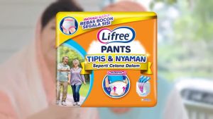 Lifree Popok Celana Tipis & Nyaman Bergerak - XL 12