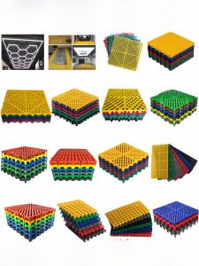 Vỏ Nhựa Dày Lắp Ghép Không Cần Đào Hố Để Rửa Xe Lưới Thoát Nước Đệm Lắp Đặt Vỉa Hè Sàn Nhà Dụng Cụ Bảo Dưỡng Ô Tô