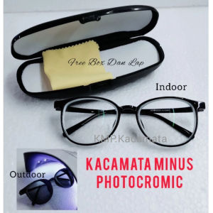 KACAMATA MINUS PHOTOCROMIC -0.50 SD -12.00 Kacamata Minus Pria dan Wanita