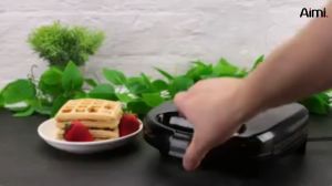 [BH 5 năm] Máy Nướng Bánh Waffle  Máy Làm Bánh Kẹp Nướng Bánh Waffle Tiện Lợi Dễ Sử Dụng