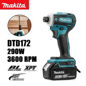 Makita | Makita DTD172 18V LXT Brushless Impact Driver 180Nm Compact Tool For DIY Household And Professional Repair