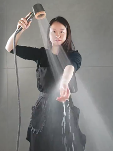 Massage pressurized water filter 3 in 1 shower head with filter 5 water spray modes Free 1.5m Stainless steel hose+punch-free bracket+Water filter cotton Water flow increased by 100% shower head high pressure One-click water stop花洒喷头shower set bathroom