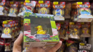 Mô Hình Pokémon MonColle Takara Tomy - Taberu Pikachu (Bản Bé Bự Háu Ăn Kỷ Niệm 30th)